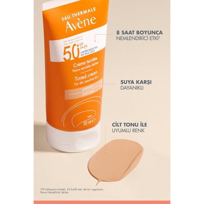 Avene Creme Tinted SPF50+ Güneş Kremi 50 ml - Melori