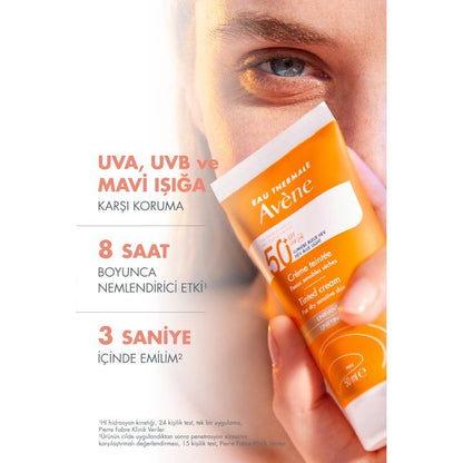 Avene Creme Tinted SPF50+ Güneş Kremi 50 ml - Melori