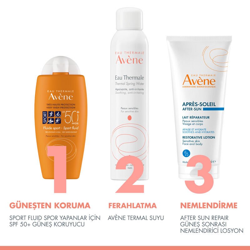 Avene Fluid Sport Güneş Koruyucu Krem SPF50 100 ml - Melori