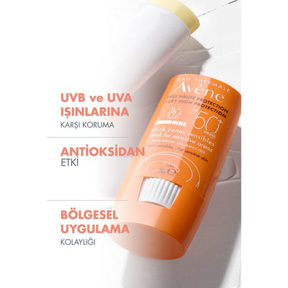 Avene Hassas Bölgeler İçin Güneş Koruyucu Stick Spf50+ 8 gr - Melori