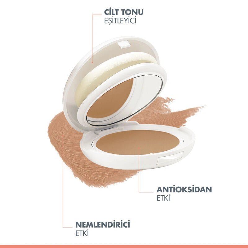 Avene SPF 50 Renkli Güneş Koruyucu Compact Krem Fondöten 10 gr - Dore - Melori