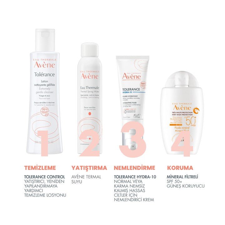 Avene Tolerance Hydra - 10 Fluide Bakım Kremi 40 ml - Melori