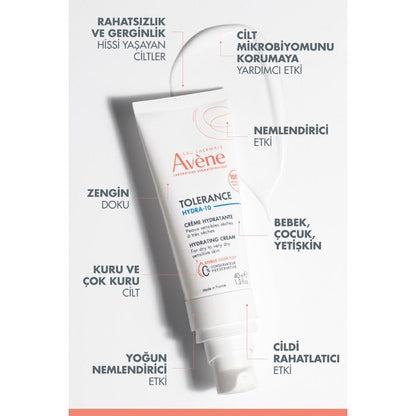 Avene Tolerance Hydra - 10 Moisturizing Bakım Kremi 40 ml - Melori