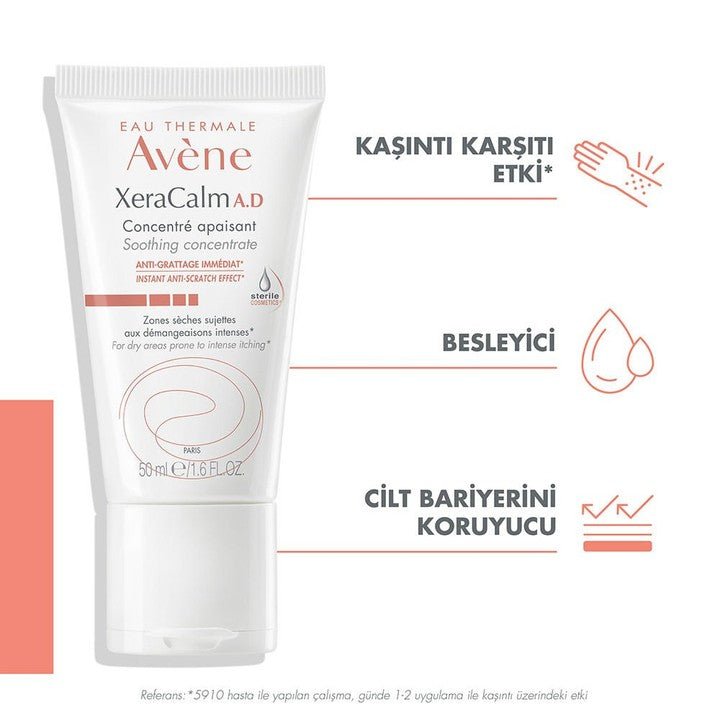 Avene XeraCalm A.D Konsantre Cilt Yatıştırıcı Krem 50 ml - Melori
