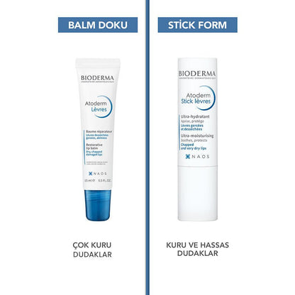 Bioderma Atoderm Lip Stick Besleyici Dudak Bakımı 4 g - Melori
