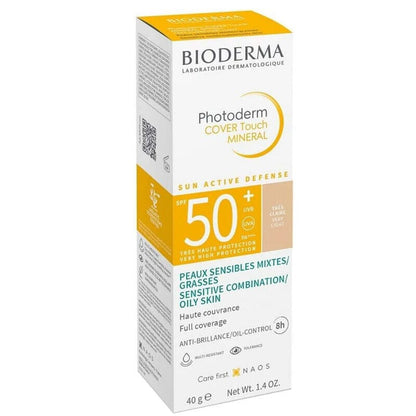 Bioderma Photoderm Cover Touch Mineral Spf50+ 40 gr - Very Light - Melori