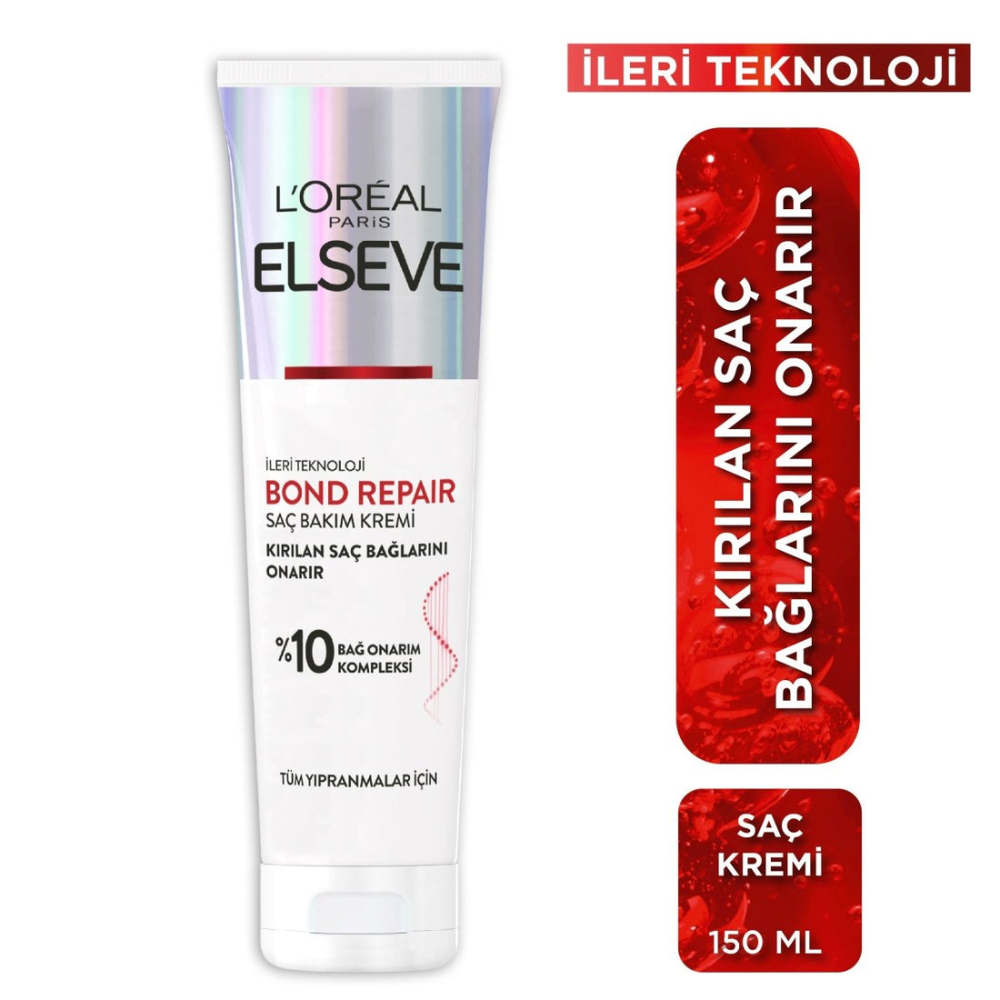 Bond Repair Tüm Yıpranmalar İçin Saç Bağlarını Onarıcı Bakım Kremi 150 ml - Melori