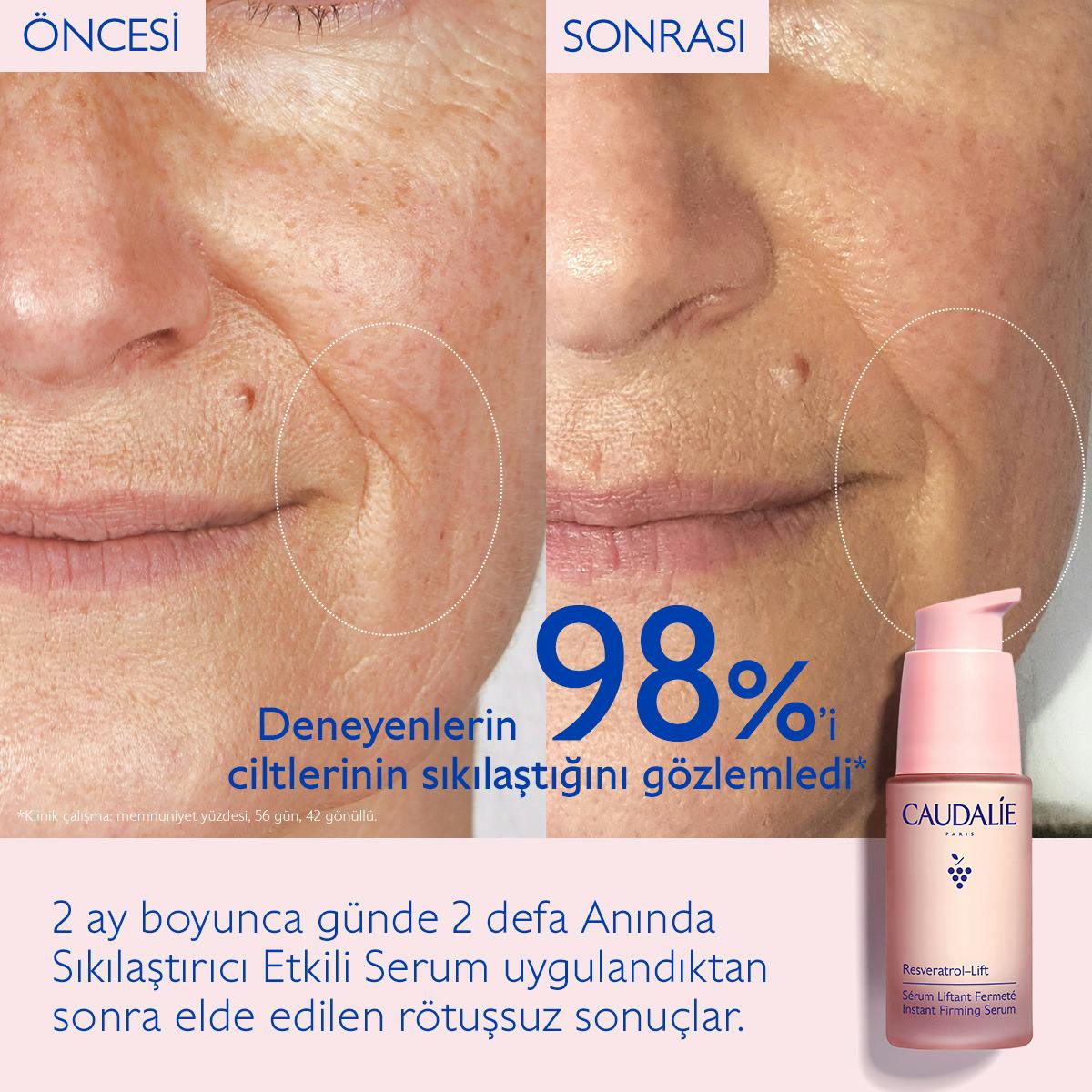 Caudalie Resveratrol - lift Anında Sıkılaştırıcı Etkili Serum - Yedek kapsül 30 ml - Melori
