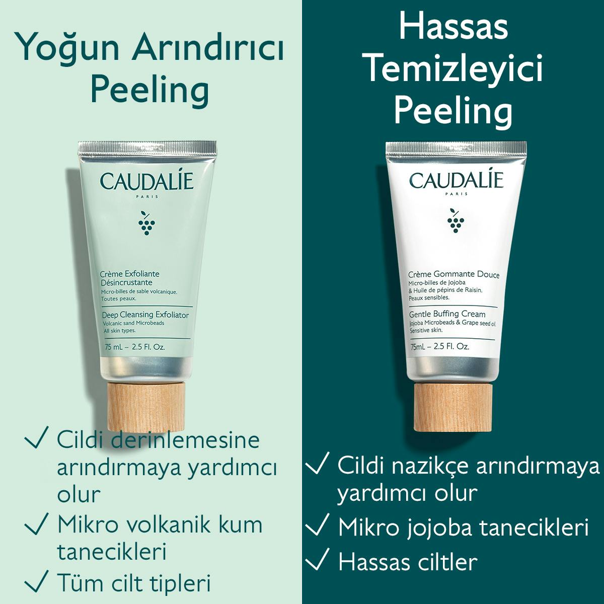 Caudalie Vinoclean Hassas Temizleyici Peeling 75 ml - Melori