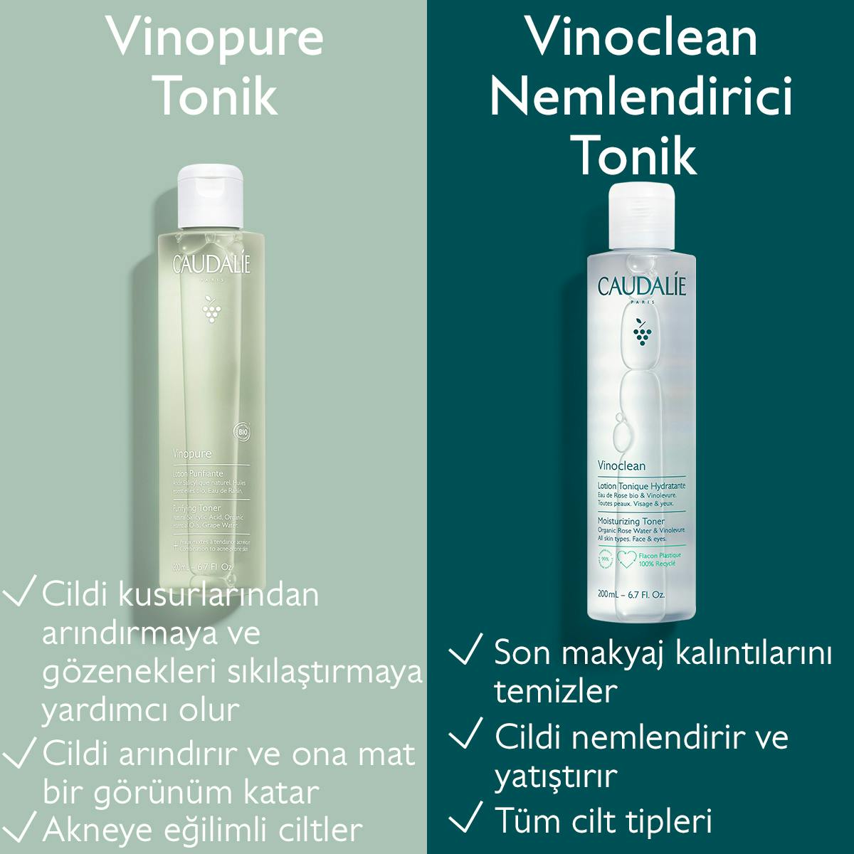 Caudalie Vinoclean Nemlendirici Tonik 400ml - Melori
