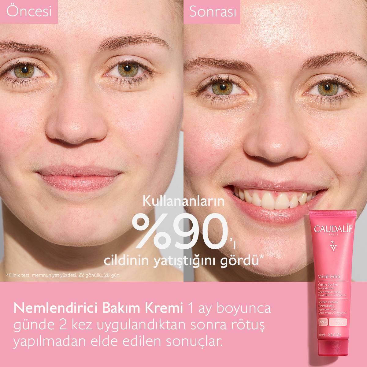 Caudalie VinoHydra Nemlendirici Bakım Kremi 60 ml - Melori