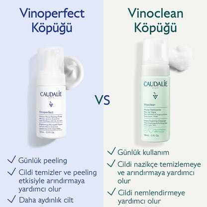 Caudalie Vinoperfect Işıltı Verici Mikro Peeling Temizleme Köpüğü 100 ml - Melori