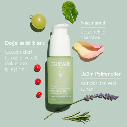Caudalie Vinopure Blemish Control Salicylic Serum 30 ml - Melori