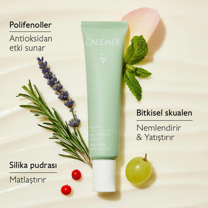 Caudalie Vinopure Matting Fluid Cream 40 ml - Melori