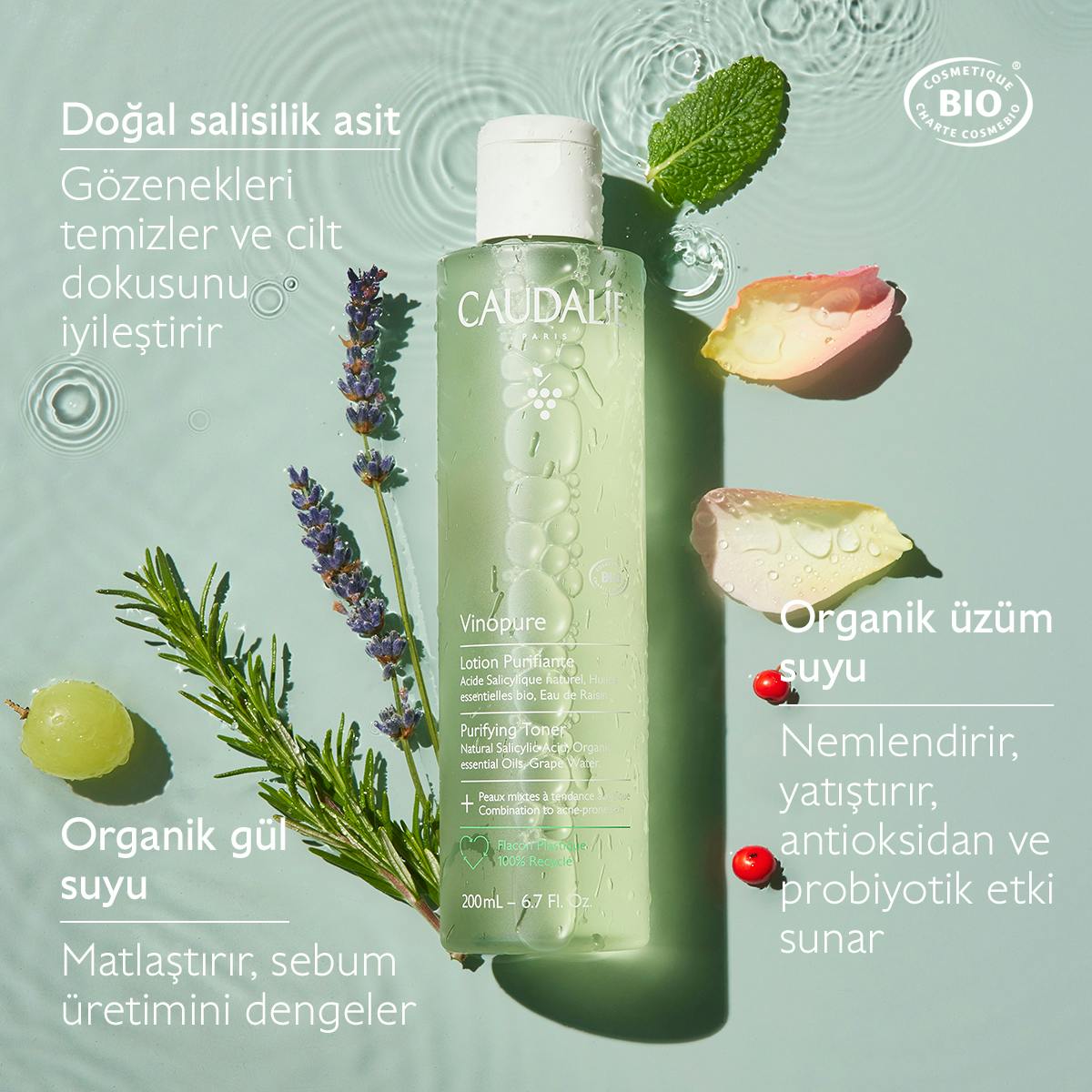 Caudalie Vinopure Temizleyici Tonik 200 ml - Melori