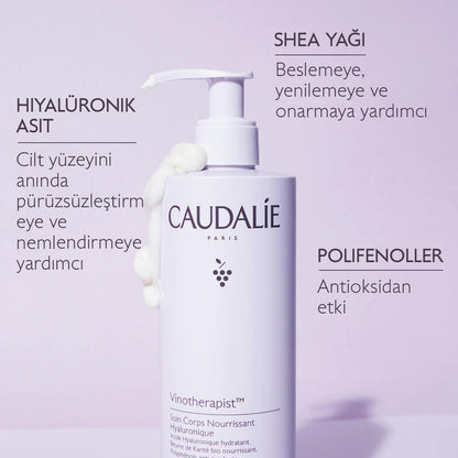 Caudalie Vinotherapist Besleyici Hyalüronik Vücut Losyonu 400 ml - Melori