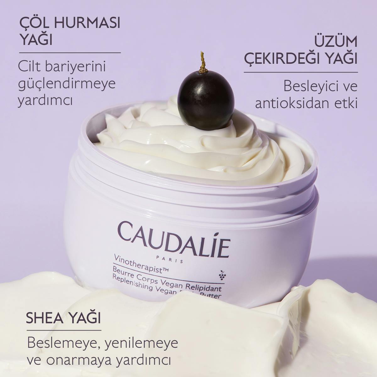 Caudalie Vinotherapist Yenileyici Vegan Vücut Balmı 250 ml - Melori