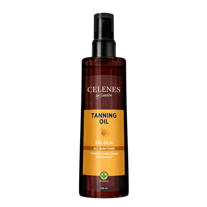 Celenes Herbal Bronzlaştırıcı Güneş Yağı 200 ml - Melori