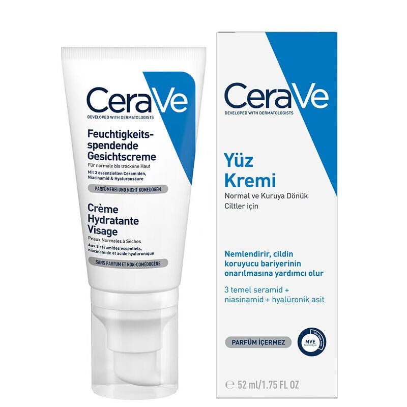 Cerave Facial Moisturising Nemlendirici Yüz Kremi 52 ml - Melori