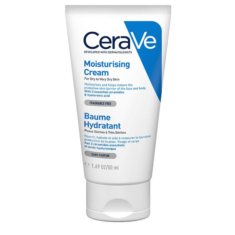 Cerave Nemlendirici Yüz Ve Vücut Kremi - Kuru Ciltler İçin Seramid Ve Hyalüronik Asit İçerikli 50 ml - Melori