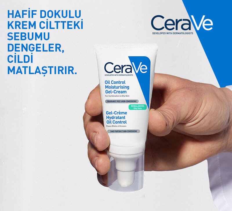 CeraVe Yağlanma Karşıtı Nemlendirici Yüz Kremi 52 ml - Melori