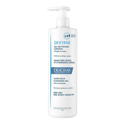 Ducray Dexyane Kuru Ciltler için Temizleyici Jel 400 ml - Melori