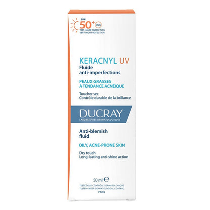 Ducray Keracnyl UV SPF 50+ Anti Blemish Fluide Güneş Koruyucu 50 ml - Melori