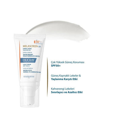 Ducray Melascreen Riche Leke Karşıtı Bakım Kremi SPF50+ 40 ml - Melori