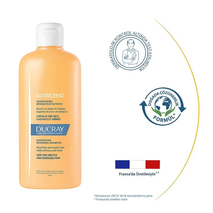 Ducray Nutricerat Yıpranmış ve Çok Kuru Saçlar İçin Şampuan 200 ml - Melori