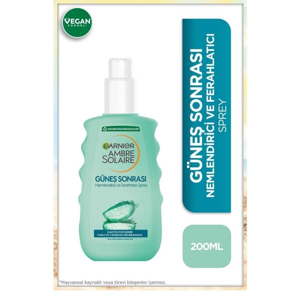 Garnier Ambre Solaire Güneş Sonrası Nemlendirici Ferahlatıcı Sprey 200 ml - Melori
