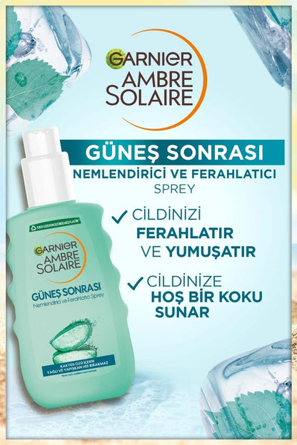 Garnier Ambre Solaire Güneş Sonrası Nemlendirici Ferahlatıcı Sprey 200 ml - Melori