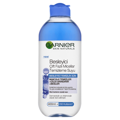Garnier Besleyici Çift Fazlı Micellar Temizleme Suyu 400 ml - Melori