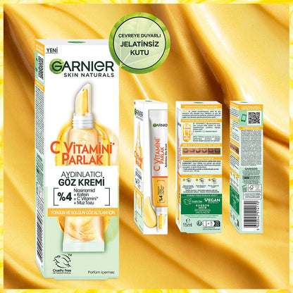 Garnier C Vitamini Parlak Aydınlatıcı Göz Kremi 15ml - Melori