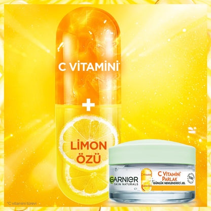 Garnier C Vitamini Parlak Günlük Nemlendirici Jel 50ml - Melori