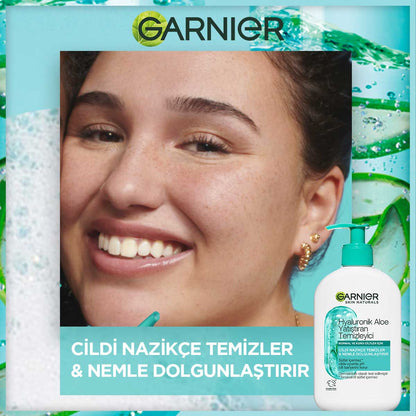 Garnier Hyaluronik Aloe Nemlendiren ve Yatıştıran Temizleyici 250 ml - Melori