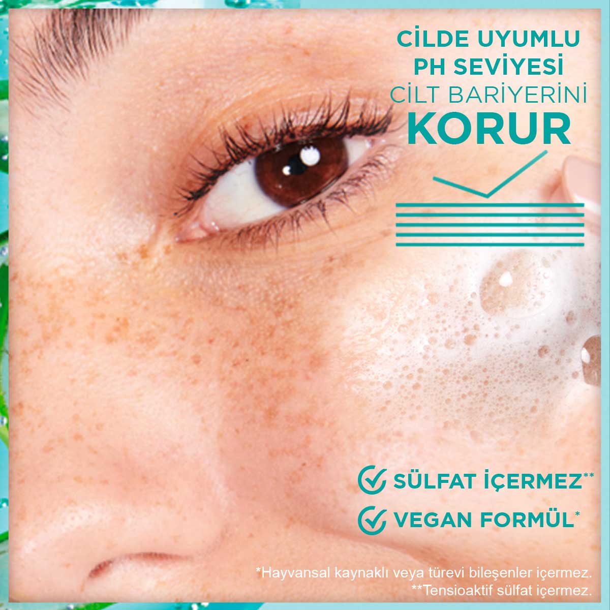 Garnier Hyaluronik Aloe Nemlendiren ve Yatıştıran Temizleyici 250 ml - Melori