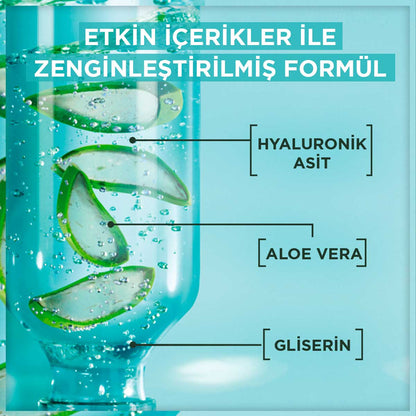 Garnier Hyaluronik Aloe Nemlendiren ve Yatıştıran Temizleyici 250 ml - Melori