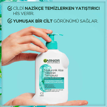 Garnier Hyaluronik Aloe Nemlendiren ve Yatıştıran Temizleyici 250 ml - Melori