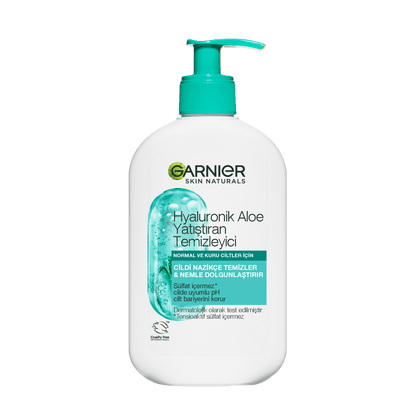 Garnier Hyaluronik Aloe Nemlendiren ve Yatıştıran Temizleyici 250 ml - Melori