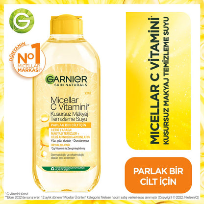 Garnier Micellar C Vitamini Kusursuz Makyaj Temizleme Suyu 400ml - Melori