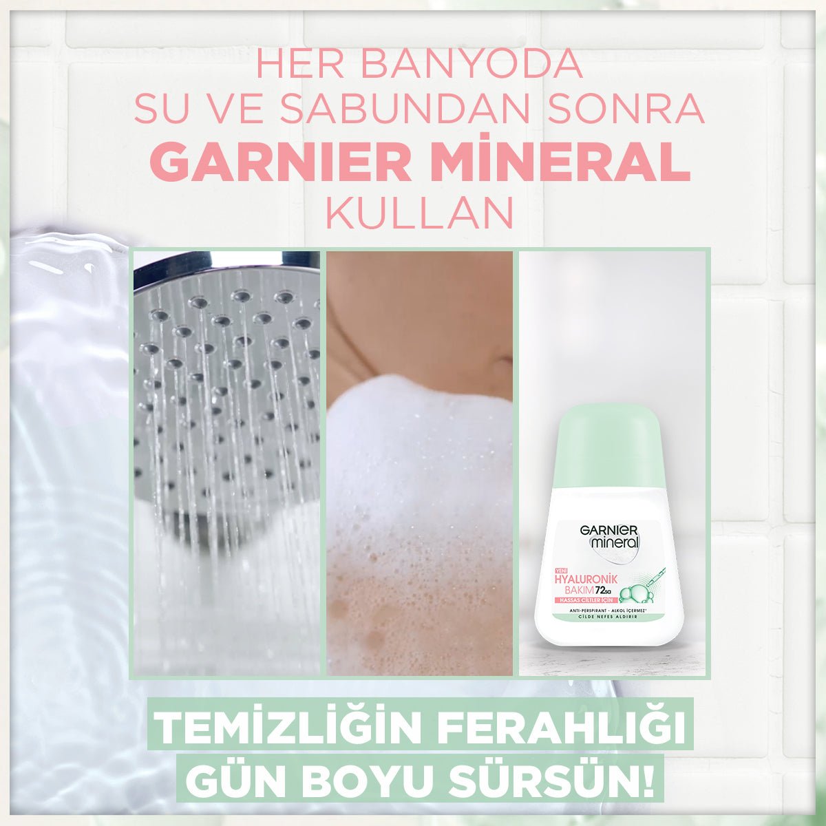 Garnier Mineral Hyaluronik Bakım Roll - on Deodorant - Melori