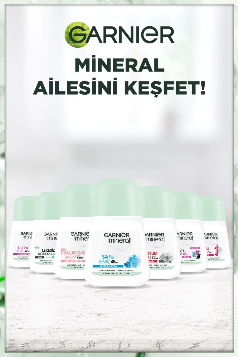 Garnier Mineral Hyaluronik Bakım Roll - on Deodorant - Melori