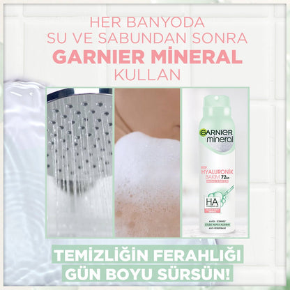 Garnier Mineral Hyaluronik Bakım Sprey Deodorant - Melori