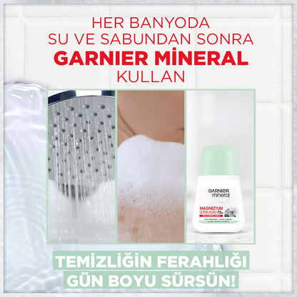 Garnier Mineral Magnezyum Ultra Kuru Roll - on - Melori