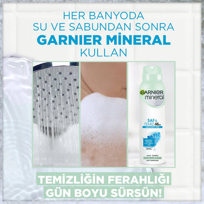 Garnier Mineral Saf&amp;Temiz Sprey Deodorant - Melori