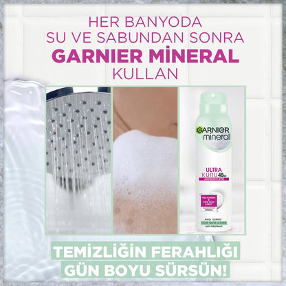 Garnier Mineral Ultra Kuru Sprey Deodorant - Melori