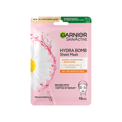 Garnier Nem Bombası Dinlendirici Kağıt Yüz Maskesi - Melori