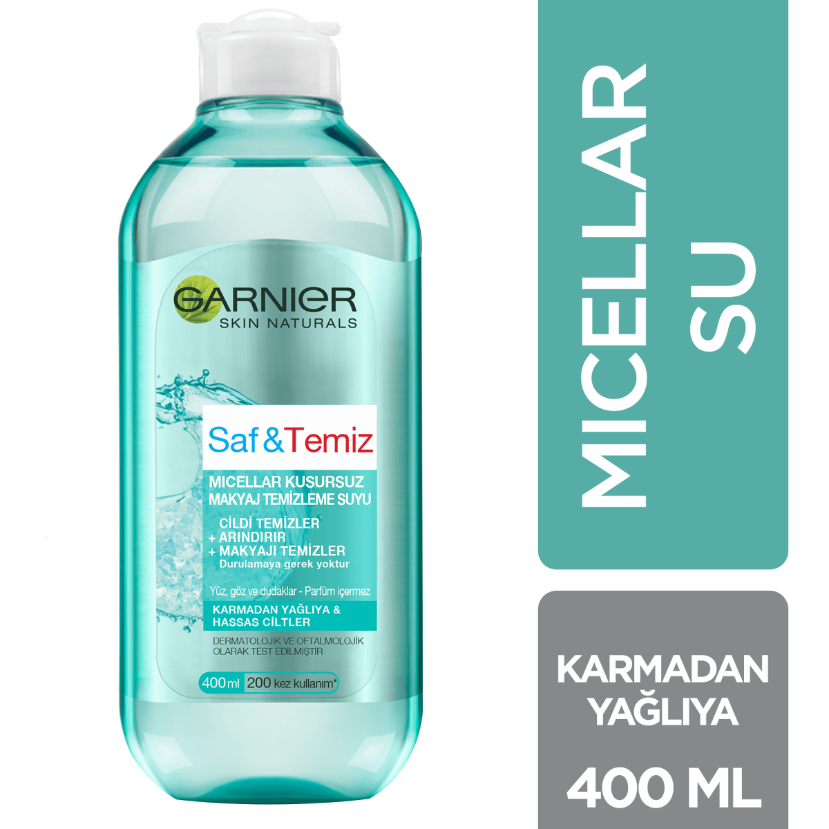 Garnier Saf &amp; Temiz Micellar Kusursuz Makyaj Temizleme Suyu 400ML - Melori