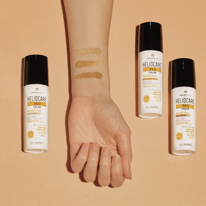 Heliocare 360 Color Gel Oil Free Spf50+ Yağlı Ciltler İçin Güneş Koruyucu Bronze 50 ml - Melori