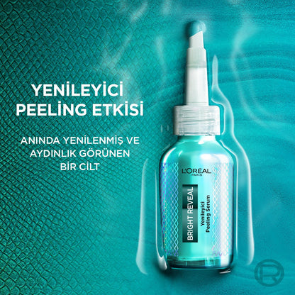 Loreal Paris Bright Reveal Koyu Lekelere Karşı Hızlı Etkili Yenileyici Peeling Serum 25% [AHA + BHA + PHA] 25ml - Melori